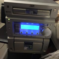 JVC  cassette deck and Tuner, CD needs attention.