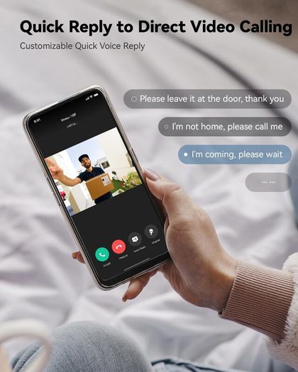 Advanced 2K Video Doorbell PIR WiFi Camera App
