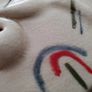 Handmade Ceramic Face Tile - One-of-a-Kind Art Piece Image 4