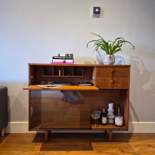 Mid-Century Drinks Cabinet/Bookcase by Avalon