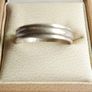 Vintage 925 Sterling Silver Band Men's Ring with Engraving size W - 4,6g Image 2