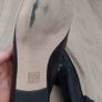 Black Leather Loafers, Office, size 7 Image 7