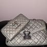 Silver moschino matching bag and purse Image 2