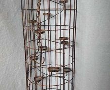 Birdcage like candles holder
