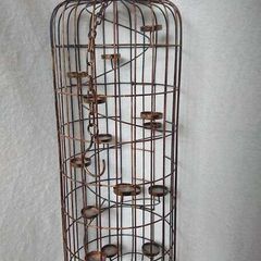 Birdcage like candles holder