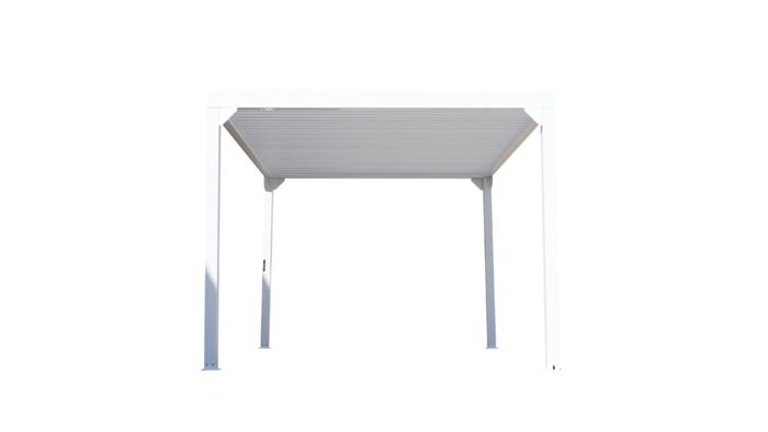 Pergolux Modern Pergola White 3x3x2.4m
