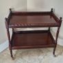 Mahogany serving trolley Image 3