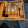 Expandable bamboo cutlery organizer Image 3