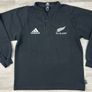 Vintage 2003 Adidas New Zealand All Blacks Long Sleeve Rugby Jersey Shirt Mens Medium Image 2