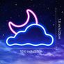 Cloud and Moon Led Neon Light USB/Battery Powered 10.6 inch x 7.8 inch Image 2
