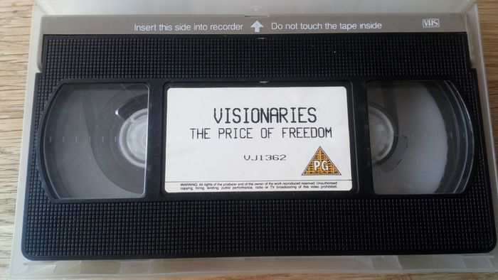 VHS Visionaries Knights of The Magical Light The Price of Freedom