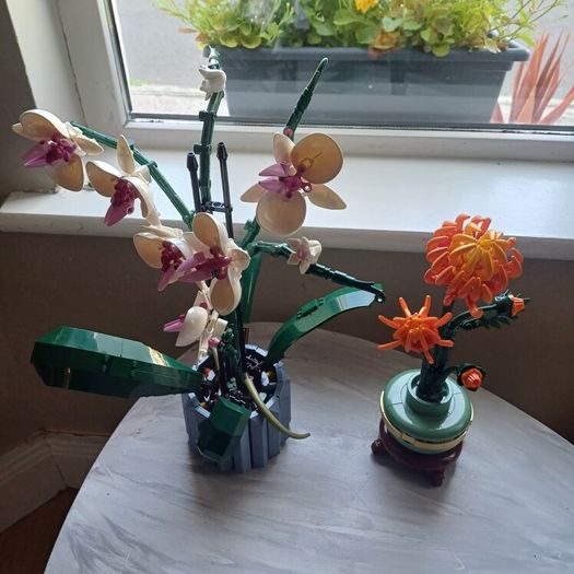 two lego botanical sets