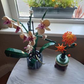 two lego botanical sets