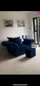 Royal blue Arm chair
