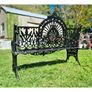 Bench Cast Iron Crown Black CH 722 B Image 3