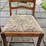 Four Vintage Ladder back Oak chairs Image 9