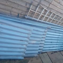 clear plastic sheets (used)