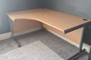 managers corner office desk