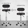 Swivel Stools with Wheels Height Adjustable Rolling Spa Stool Backrest (FREE POSTAGE) Image 4