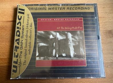U2 The Unforgettable Fire Limited Edition 24-karat Gold Audiophile Collectors Disc (New)