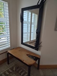 table and mirror