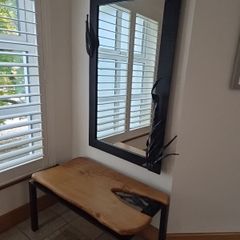 table and mirror