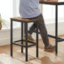_Dining Set Bar Table Set Bar Table with 2 Bar Stools Image 2