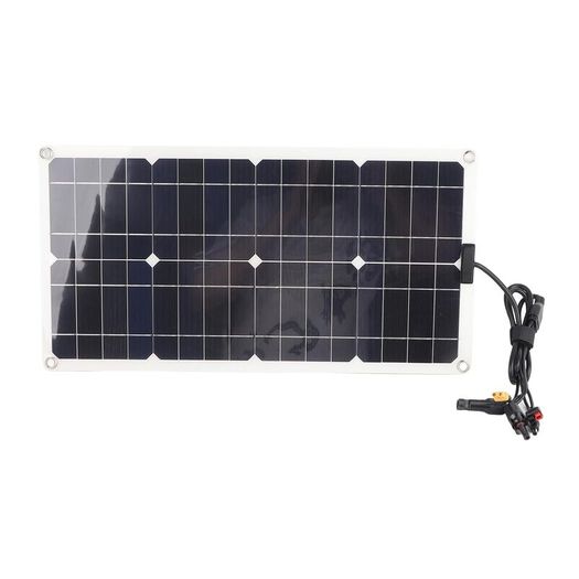 Solar Panel, 100W Solar Panel Portable Solar Board Waterproof Battery Charger 18V Output with XT60 DC Connector for, Flood & Security Lights