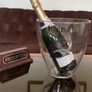 Large Designer Hennessy Transparent Durable Ice Bucket with Gilt Script Image 2