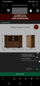 EZ Living Aisling Corner TV Unit