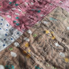 vintage scrap quilt, antique quilt, Rag quilt