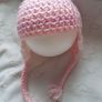 Handmade baby girls hat's 0-3 months Image 3