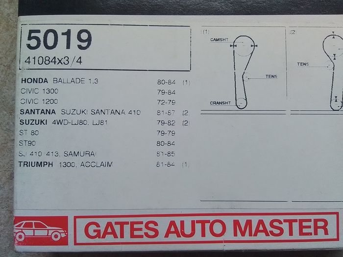 Honda / Suzuki Timing Belt.
