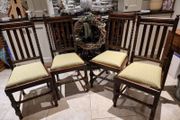 Beautiful Oak Chairs x 4