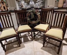 Beautiful Oak Chairs x 4
