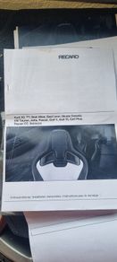 Genuine Recaro Vw Skoda Rails