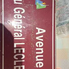 Original French street sign