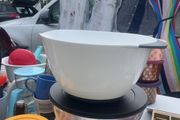 Large white container with silicon bottom