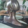 Karl Hagenauer brass bust of an African woman Image 3