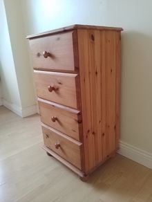 Solid pine chest locker