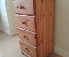 Solid pine chest locker