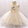 New Baby Girl Birthday Baptism Princess Floral Dress size 12-18 months Image 3