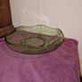 Art Deco Large Green Glass Centrepiece Float Bowl By Josef Inwald Czech Glassware, Circa 1930 Image 4