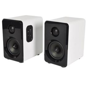 White Bluetooth Speaker Set with Remote Control