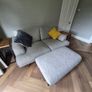 2 seater couch with footrest Image 4