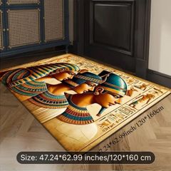 Egyptian pharaoh themed rug free postage