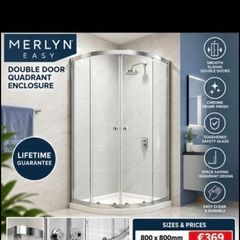 Merlyn easy double door quadrant enclosures see below for prices