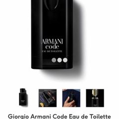 ARMANI CODE 75ml parfum for him for him