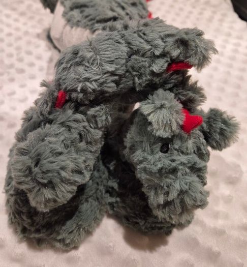 Marks and Spencer dino slipper size 6 (23) and soft toy set