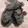 Marks and Spencer dino slipper size 6 (23) and soft toy set Image 2